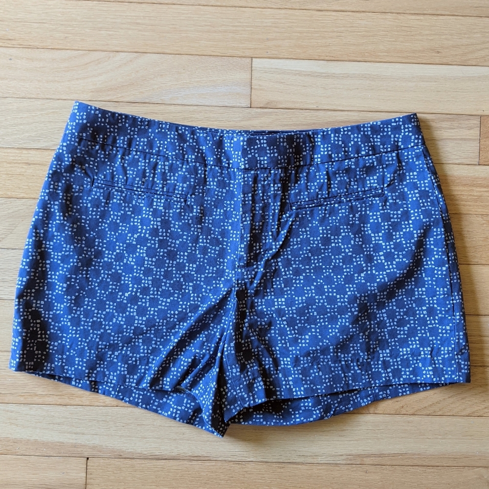 GAP Navy & White Print Cotton Shorts